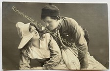 Ak Motiv Paar Tracht 1907 Mode