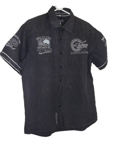 Camp david kurzarm hemd - camp, herren