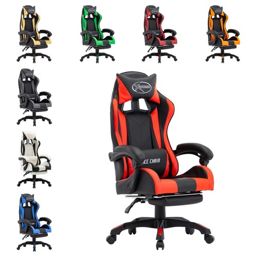 Gaming stuhl mit fußstütze - mit,