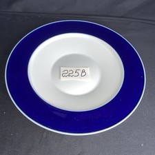 Rosenthal Porzellan Aida Kobaltblau Servierschüssel B. 30cm. H. 4cm. 