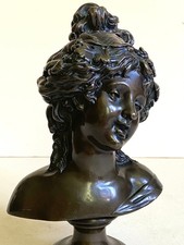 Bronze Skulptur Büste nach