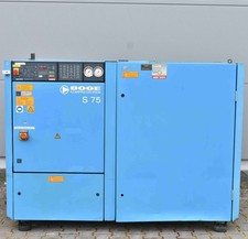 Boge Schraubenkompressor S75 1999 55kW 10bar 7,8m³/min -used-