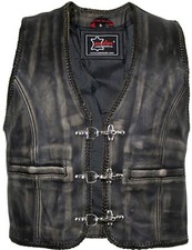 Vintage Lederweste Leder Kutte