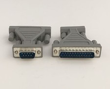 SUB-D männl. > RS232 männl. Adapter, SUBD 25pol, 9pol männlich, 25-polig 9-polig