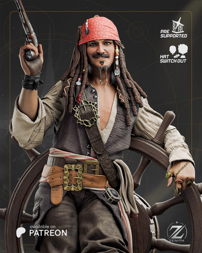 Captain jack sparrow johnny - captain,