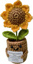 Gestrickte Sonnenblume