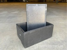 3 Thermotransportboxen mit Deckel  600x400x300 Transportbox  Lieferdienst Box