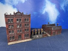 Piko Pola Spur N 60012 Fabrik Öltank Werkhalle Häuser GebäudePatiniert Gealtert