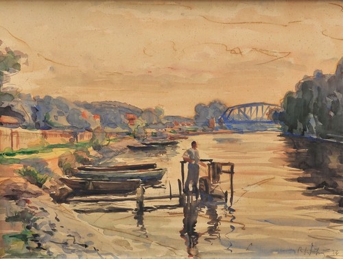 Expressionist aquarell fischer - expressionist,