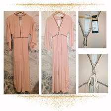 H&M Kimono Strandkleid Lang