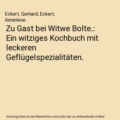 Gast bei witwe bolte ein - witwe, bolte.: