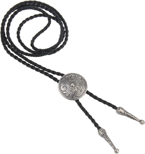 Western black bolo tie for - for, men