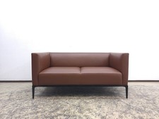 Walter Knoll Jaan Living Zweisitzer Designersofa Ledersofa Couch Cognacbraun