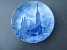 Kaiser Porzellan große Städteteller Hans Liska 5 Stück 24,5 cm