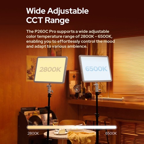 P260c pro color lichtpanel - bi-color,