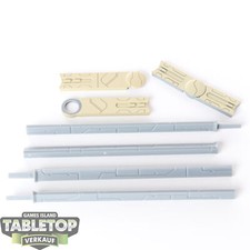 Star Wars: Legion - Movement Tools (2)  & Range Ruler Pack - teilweise bemalt