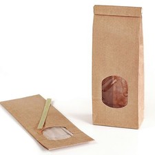 10 Tüten für Tee braun 100 g