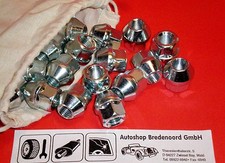 16 Radmuttern 12x1,5x25 für Ford Alufelgen ab Werk  B-Max Eco Fiesta Fusion