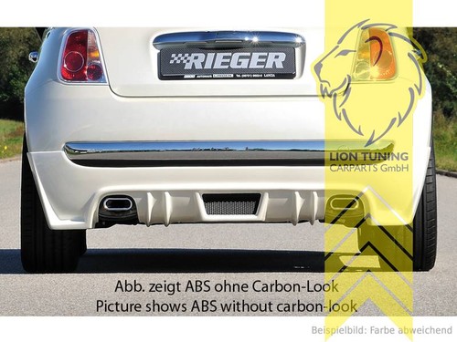 Rieger heckansatz heckspoiler - heckansatz,