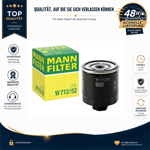 Mann filter ölfilter 712 52 - mann-filter,