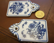 2 Zwiebelmuster Bretter Miniatur