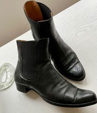UNÜTZER: Stiefeletten, schwarz, Muster, 41