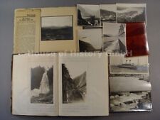 137182: Fotoalbum REISE-ALBUM, Tagebuch NORWEGEN 1925, Fjorde, Natur, Gletscher