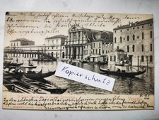 AK Venezia Venedig Canal Grande Ferroviaria Gondel geschrieben 28.05.1904