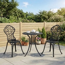 Outsunny bistroset tlg - outsunny, 3-tlg
