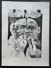 Willi Sitte - Lithographie 1988  - Nr. 4 von 10 nur Exemplaren - Signiert