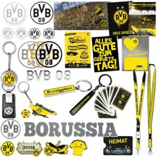 Borussia Dortmund Aufkleber Karten Anhänger Schlüsselbänder Pin Autoaufkleber