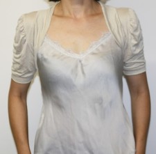 BOLERO AUS VISKOSE KURZARM