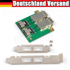 Dual Ports Mini SAS Internal SFF-8087 to External HD SFF-8088 PCI SAS Adapter