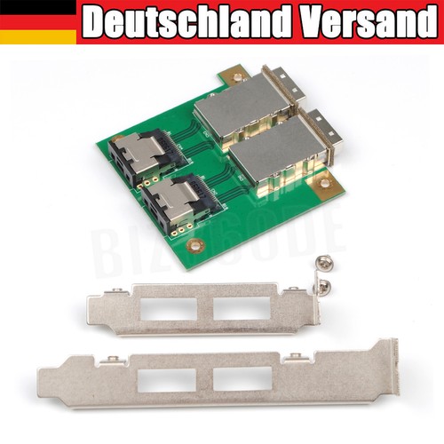Dual ports mini sas - sas, internal