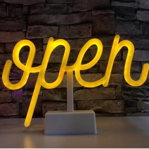 Party led neon lampe open - party,