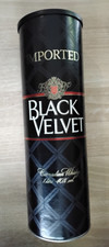 Black Velvet leere Dose 1L für Sammler Whiskydose Canadian Whisky Whiskey