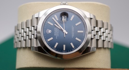Rolex datejust blau jubilee - rolex, 41