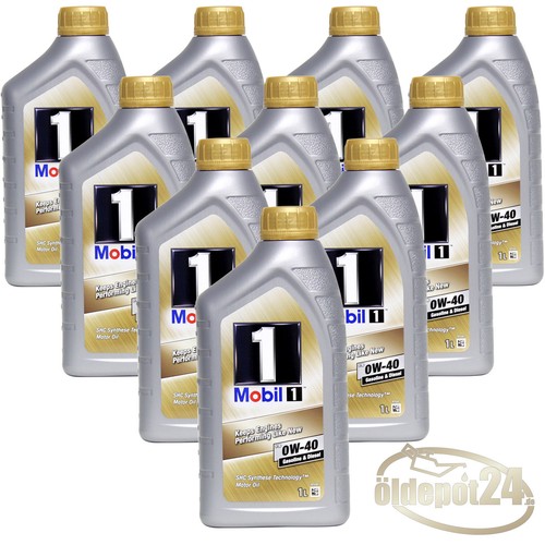 Mobil 40 10x1 liter - mobil,