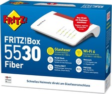 AVM FRITZ!Box 5530 Fiber Glasfasermodem WiFi 6, WLAN AX, Mesh Telefon Router NEU