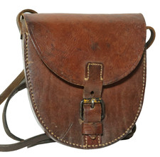 Alte Vintage Leder Tasche