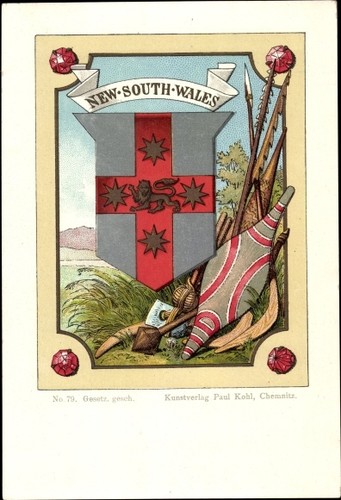 Wappen litho new south - wappen,