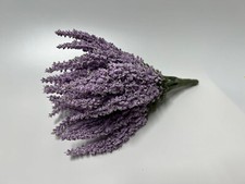 Kunstblume Erika Calluna Lila Steckstab, künstliches Heidekraut, 24 Blütenstiele