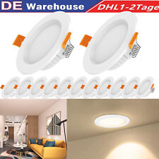 6/12/20X LED Einbauleuchte 7W Einbaustrahler Decken Leuchte Set Einbau Spot 230V