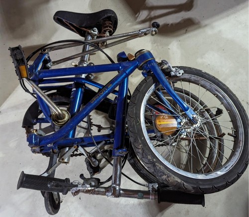 Sweet vtg blue dahon iii - sweet,
