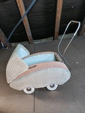 Puppenwagen klein original 50er Jahre  Kinderwagen antik Vintage 1950er