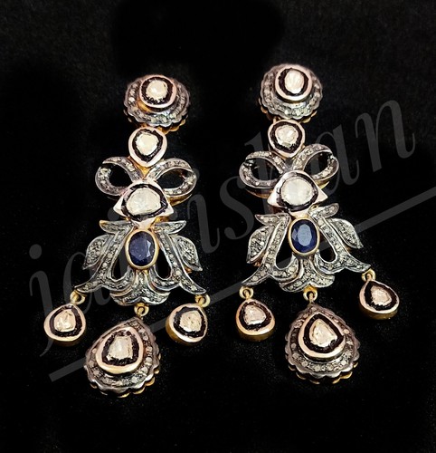 Blaues saphir gemstone - saphir, polki