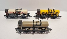 Trix H0 - 3 Stück Kesselwagen mit Bremserhaus -  Güterwagen