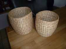 2er Set Seegras Körbe für Blumen, Deko... rund Tchibo NEU