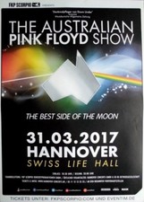 AUSTRALIEN PINK FLOYD - 2017 - In Concert - Best Side Tour - Poster - Hannover