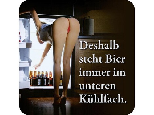 Deshalb steht bier - deshalb,